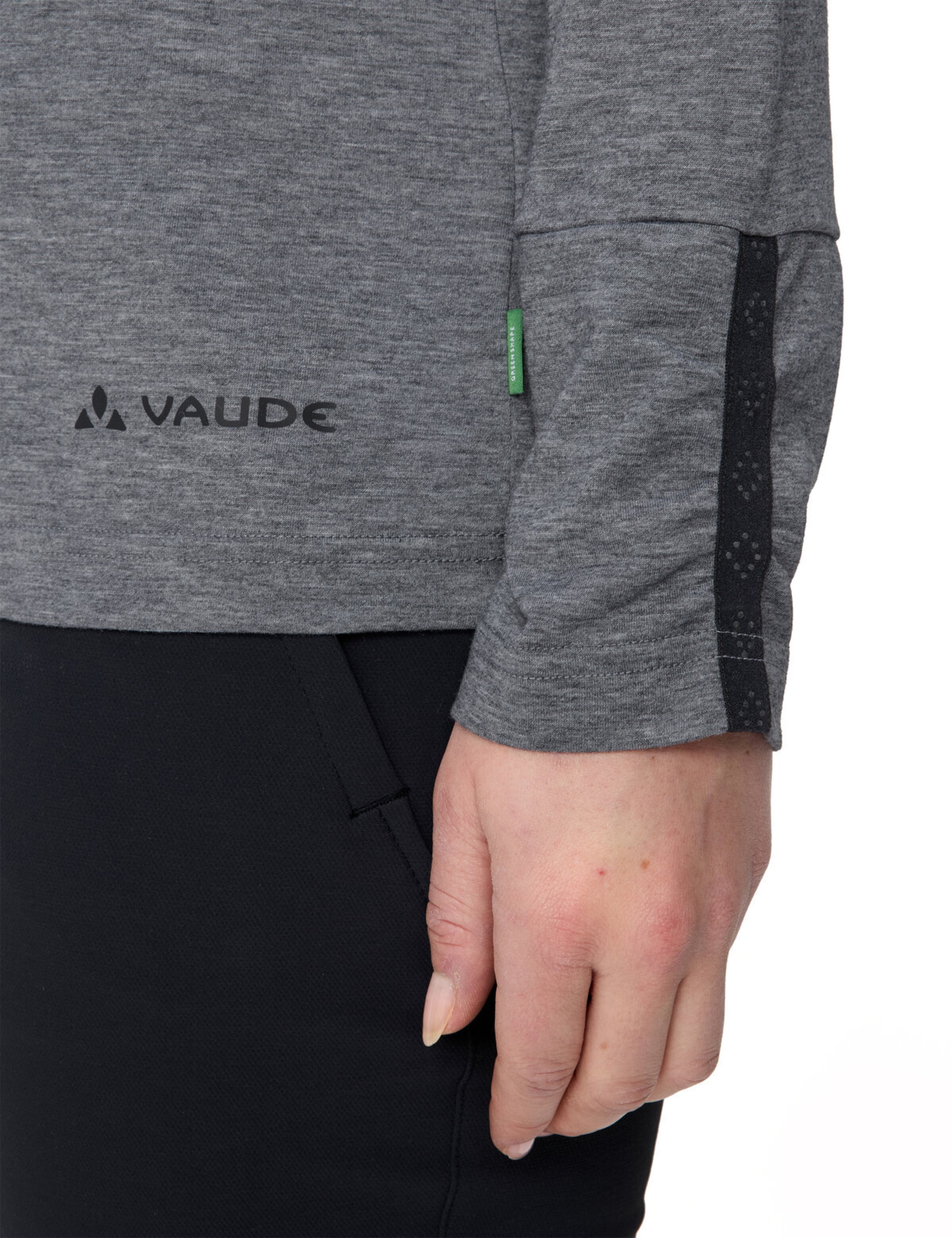 VAUDE Performance shirt 'Skomer III' in Grey
