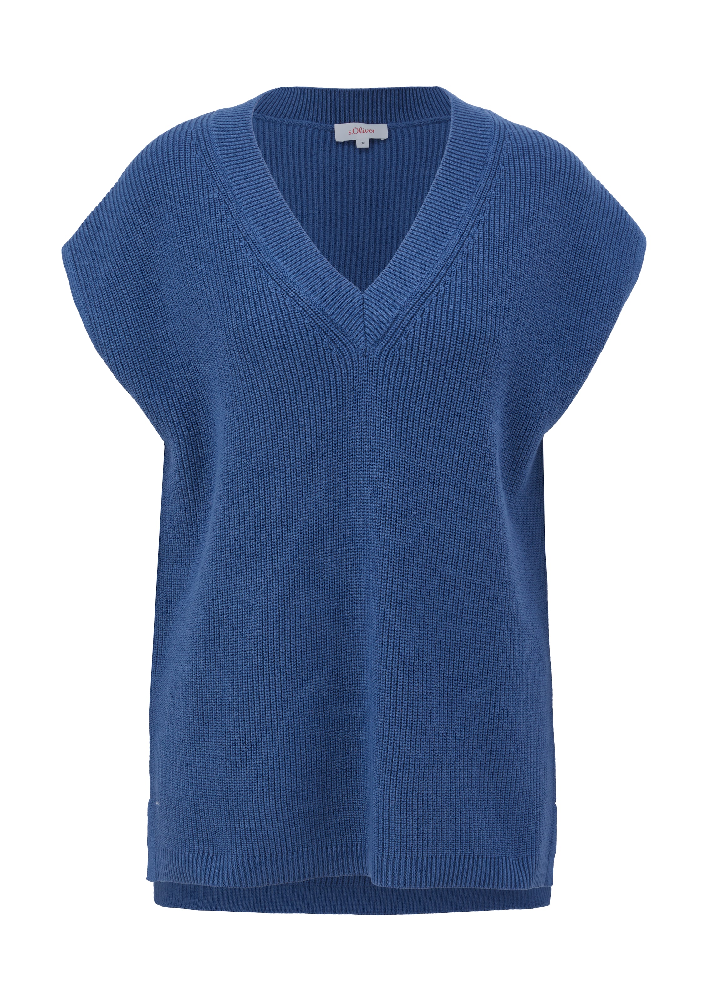 s.Oliver Trui in Blauw: voorkant