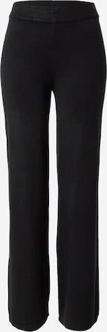 MSCH COPENHAGEN Boot cut Pants 'Galine' in Black: front