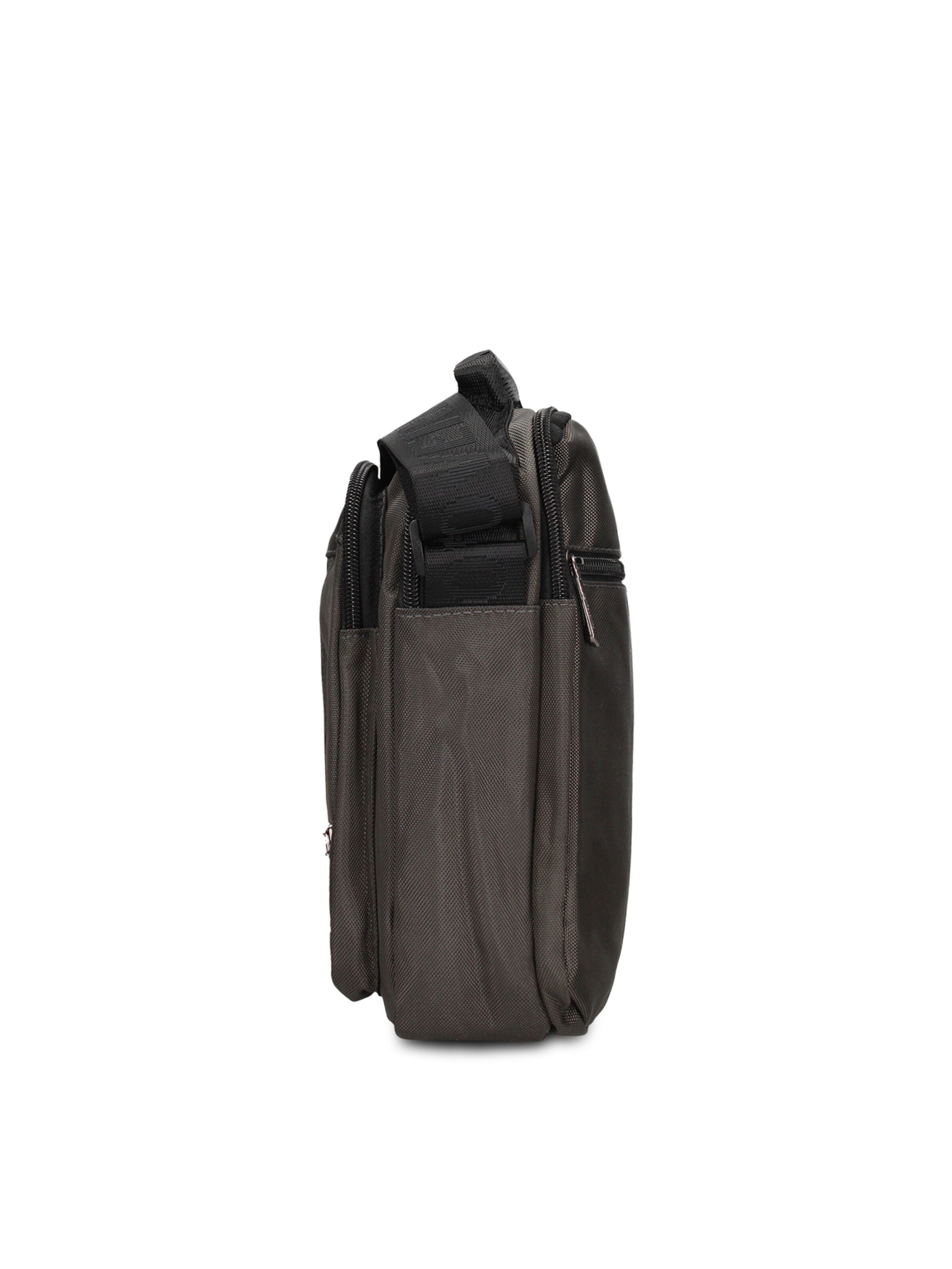 Borsa a tracolla 'Borsa a Tracolla Uomo Vegan Leather con Zip' di Coveri Collection in grigio
