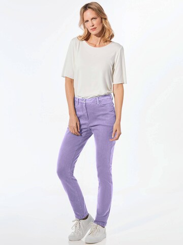 Goldner Skinny Jeans 'BELLA' in Purple