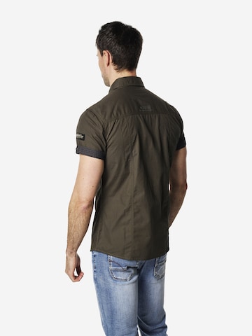 KOROSHI - Regular Fit Camisa em verde