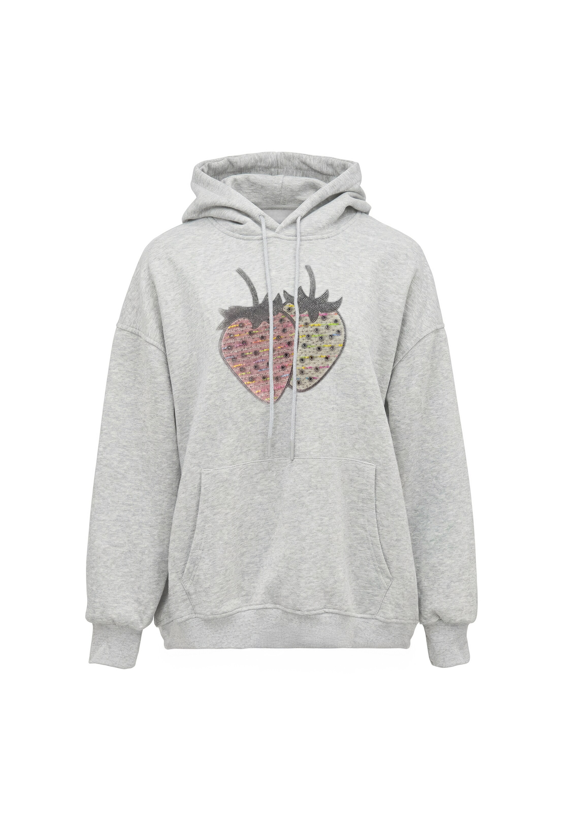 Sweat-shirt MYMO en gris : devant