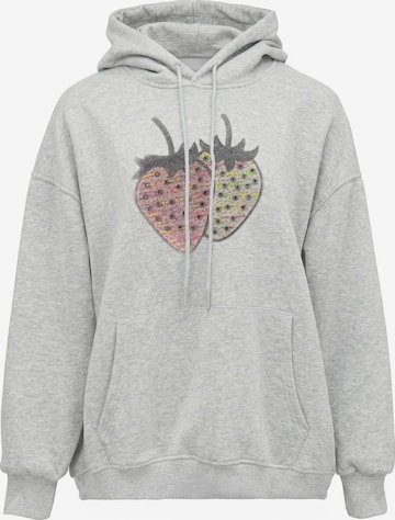 Sweat-shirt MYMO en gris : devant