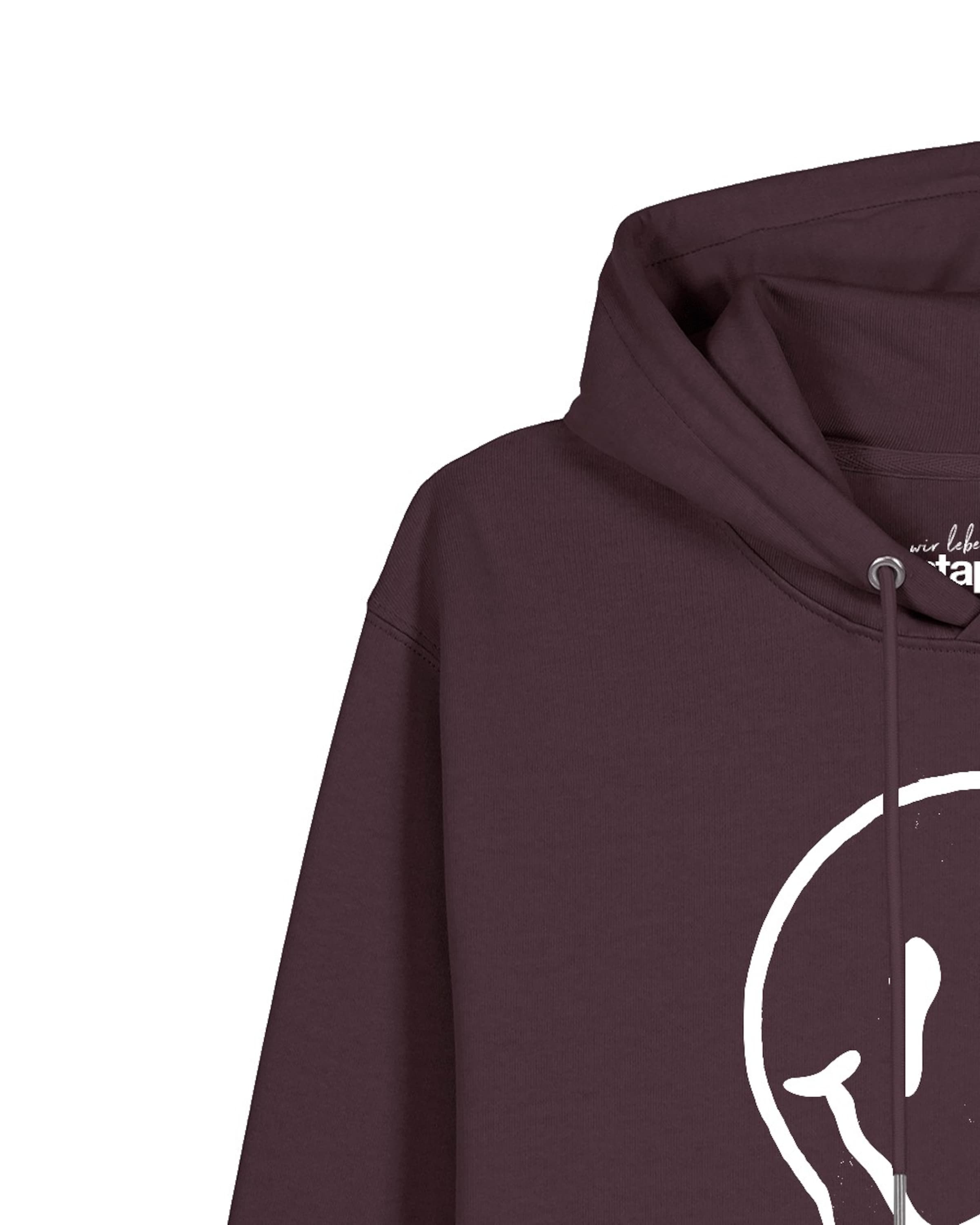 Sweat-shirt ' Smiley ' Watapparel en rouge