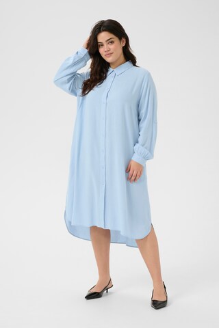 KAFFE CURVE Jurk 'Mille' in Blauw