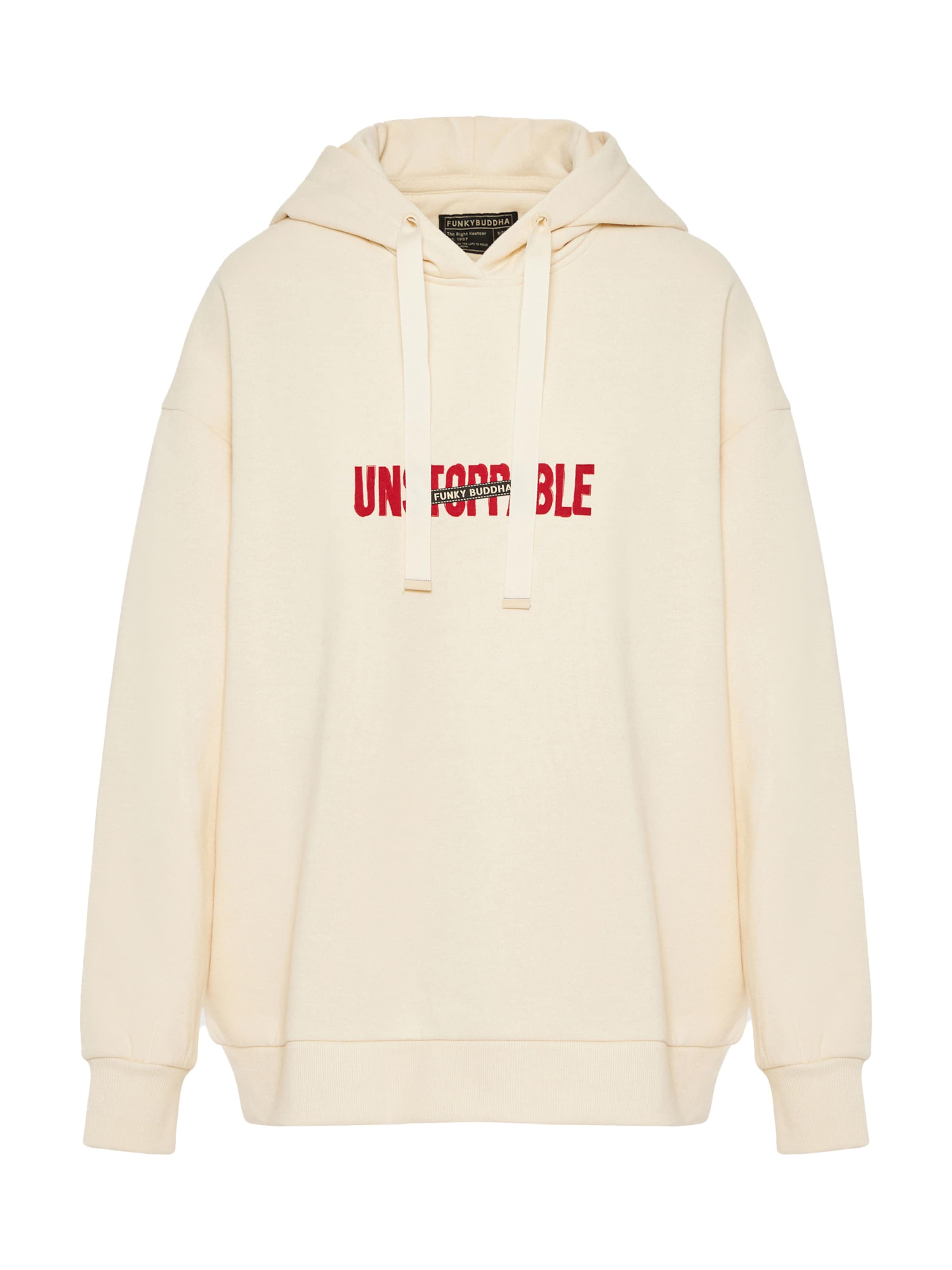 Funky Buddha Tréning póló - bézs: elől