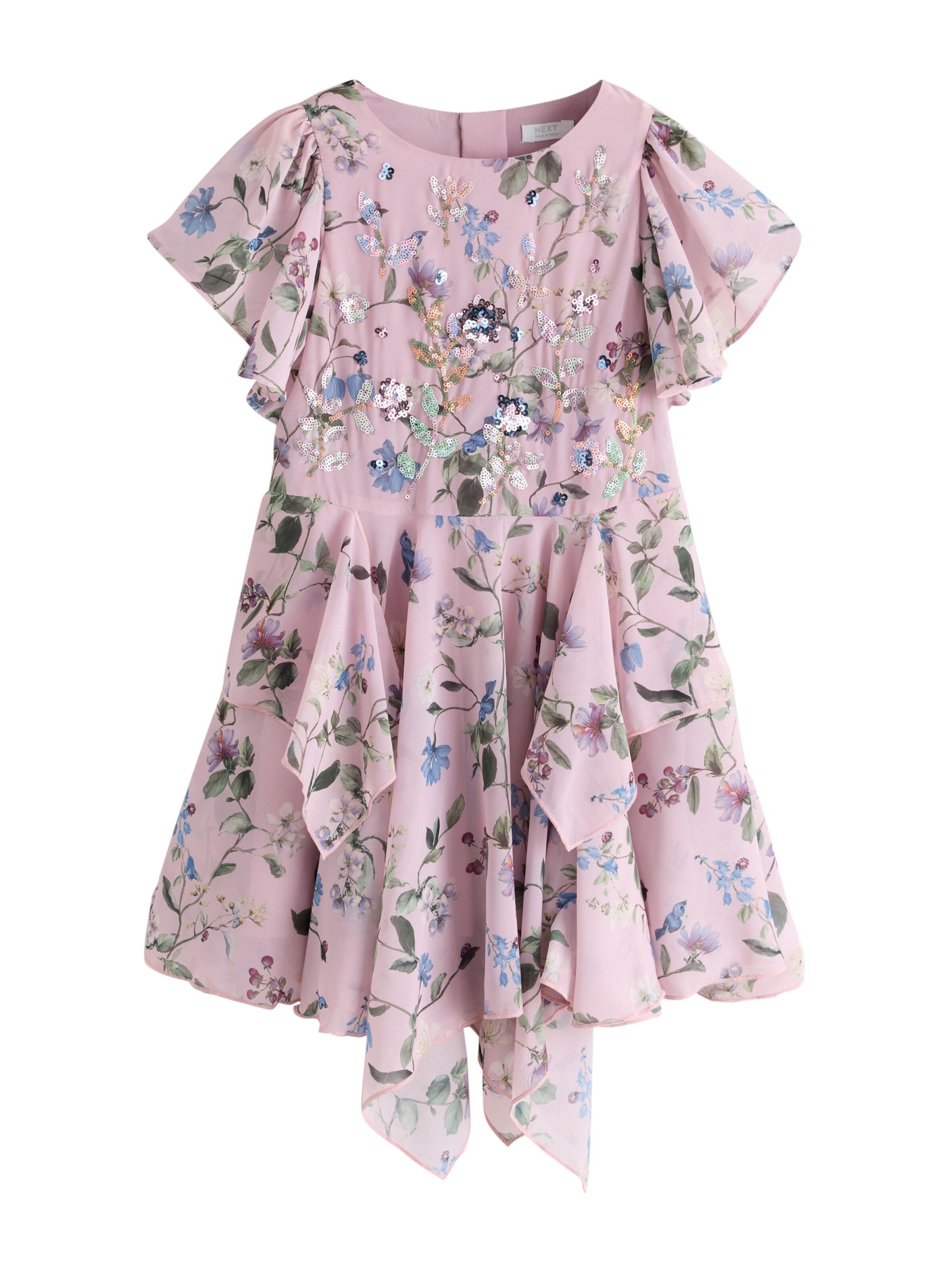 Next - Vestido en rosa: frente