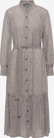 DreiMaster Vintage Shirt Dress in Beige: front