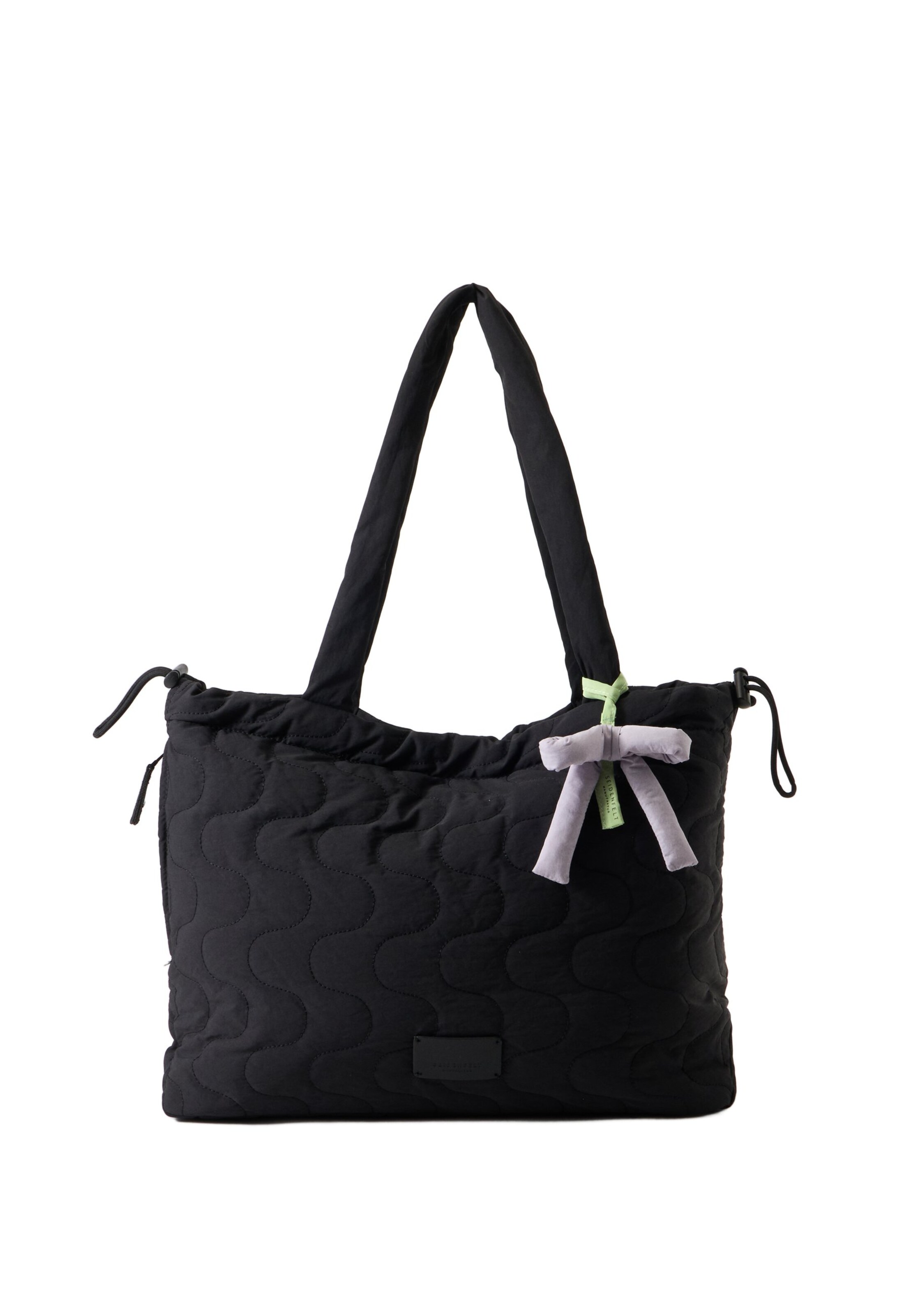 Borsa a spalla di Seidenfelt in nero: frontale