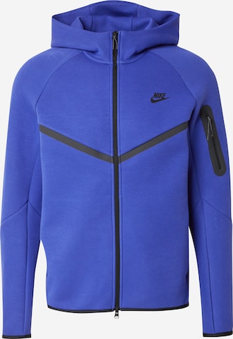 Nike SportswearGornji dio trenirke 'Tech Fleece' - plava boja: prednji dio