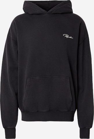 PegadorSweater majica 'Pike' - crna boja: prednji dio