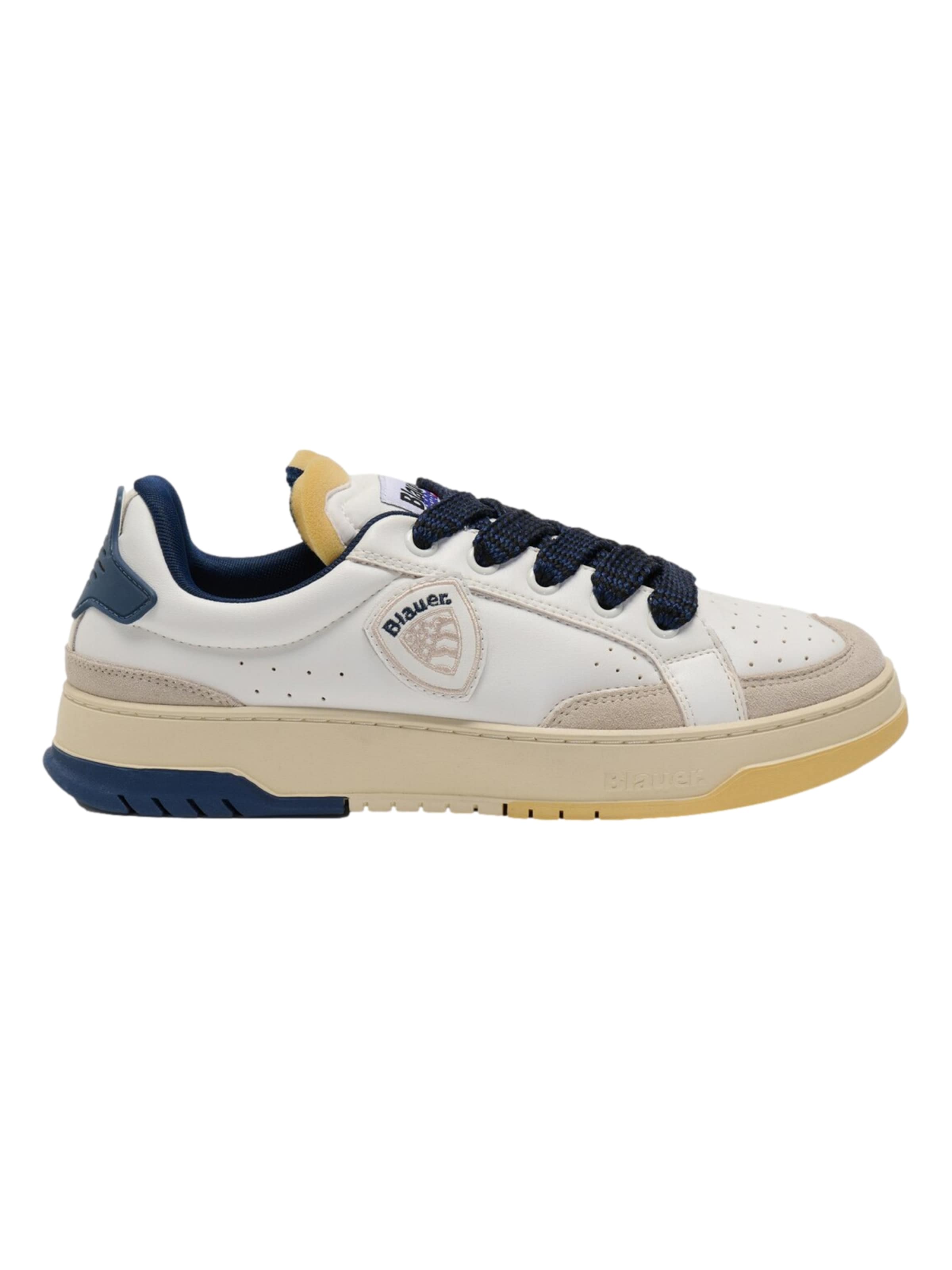 Sneaker bassa 'Happer' di Blauer.USA in bianco: frontale