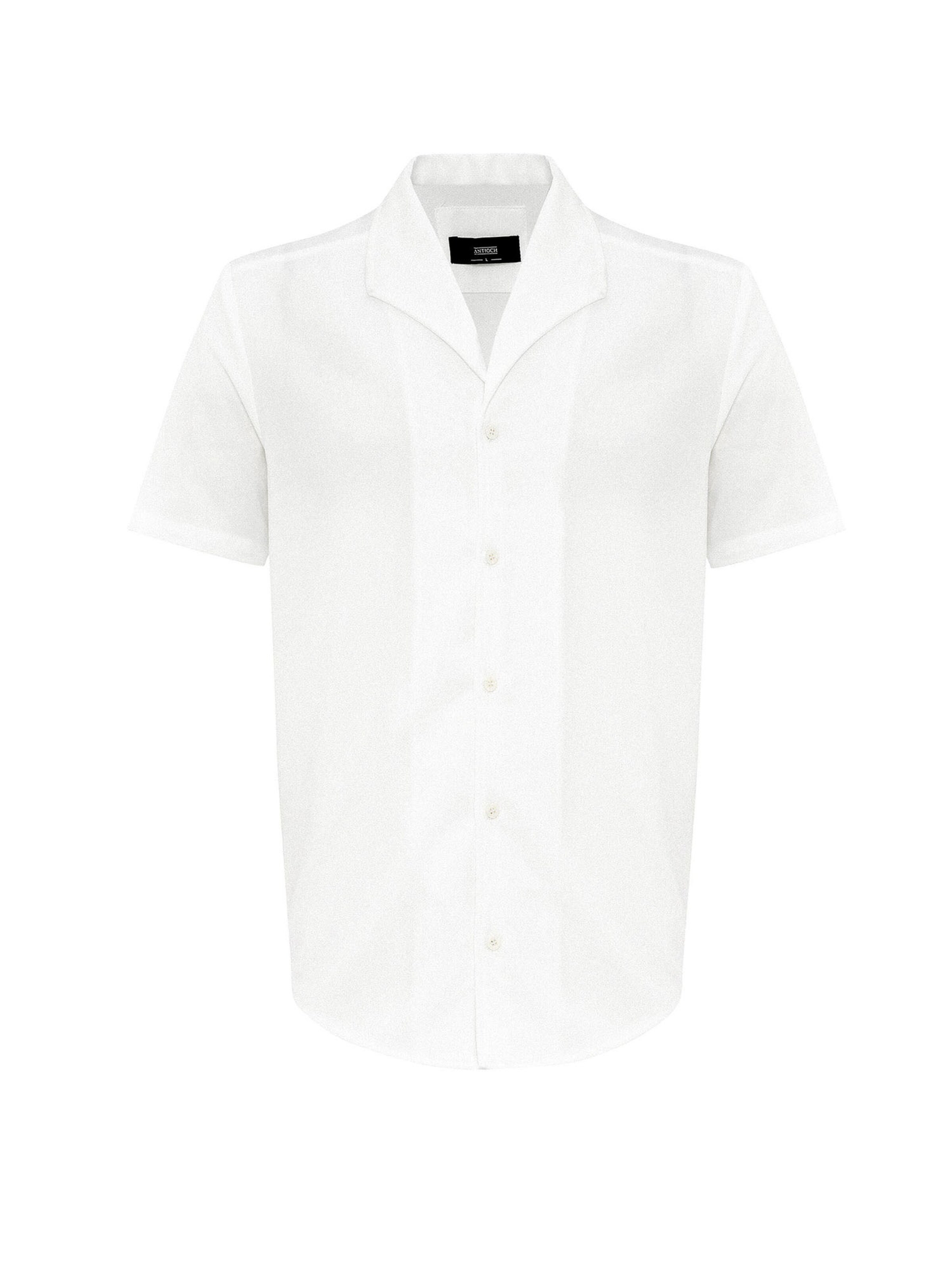 Coupe regular Chemise Antioch en blanc : devant