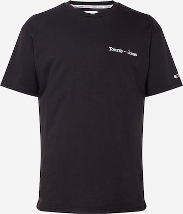 Tommy Jeans Shirt in Black: front