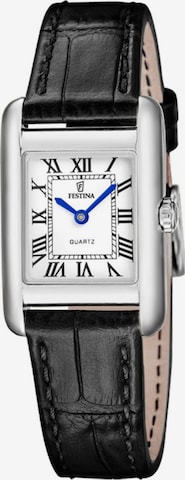 FESTINA Analoguhr in Schwarz: Vorderseite