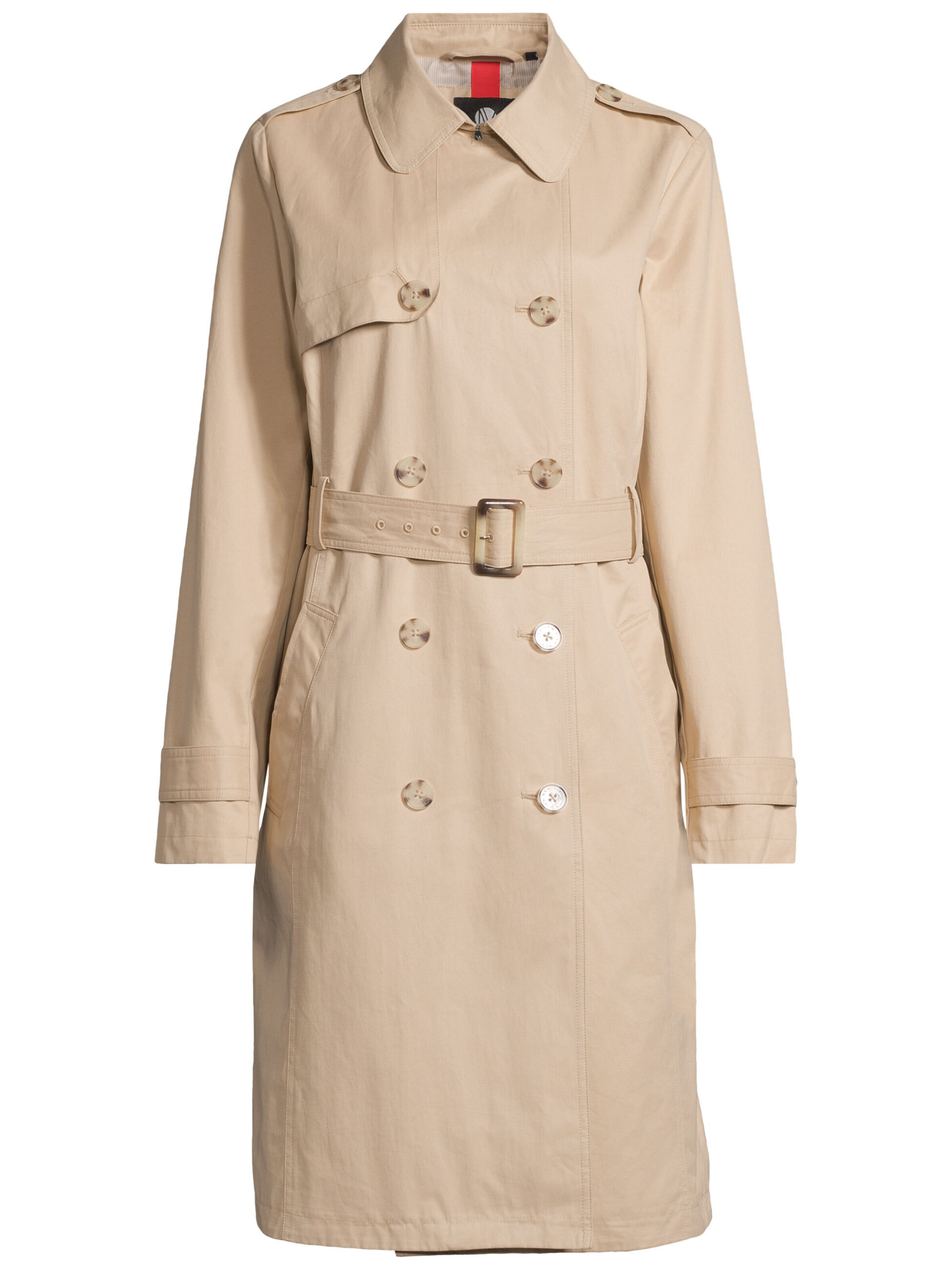 New View Between-Seasons Coat in Beige: front