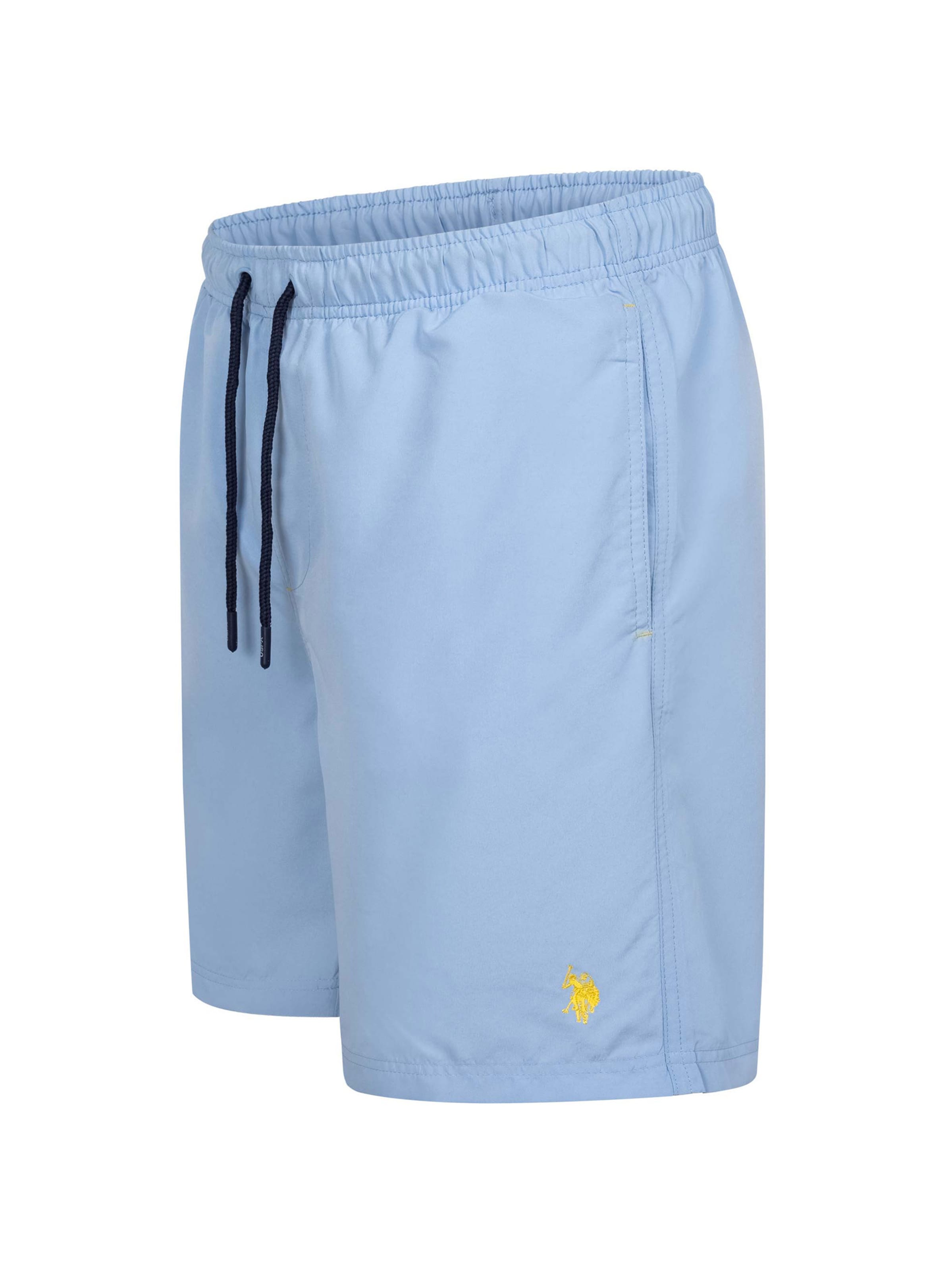 U.S. POLO ASSN. Regular Badeshorts in Blau