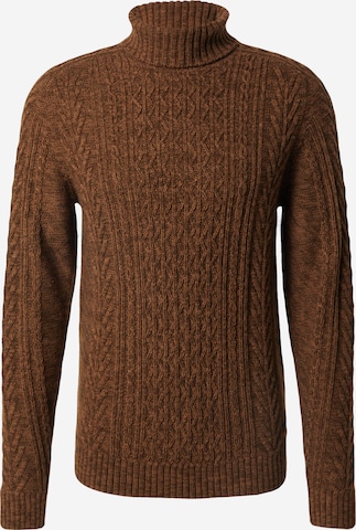 Pull-over BLEND en marron : devant