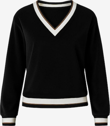 Sweat-shirt '9001' Vivisence en noir : devant