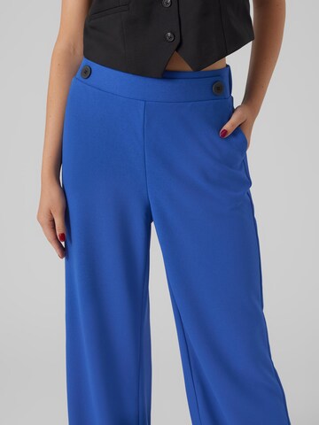 VERO MODA Wide Leg Hose in Blau