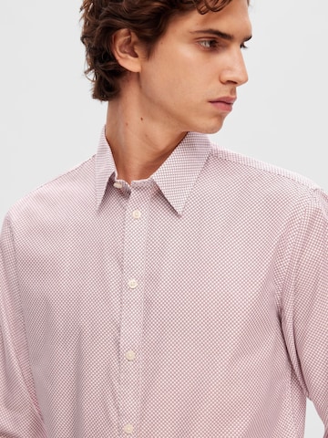 Slim fit Camicia 'SOHO' di SELECTED HOMME in rosa