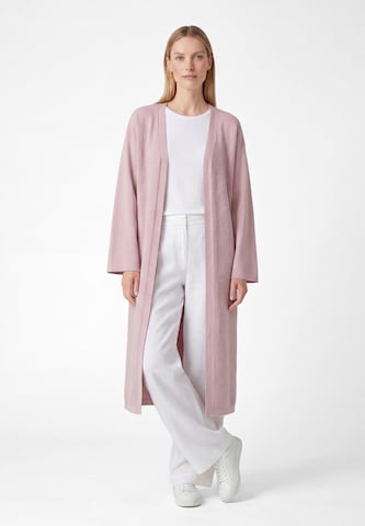 usha WHITE LABEL Gebreide mantel in Roze: voorkant
