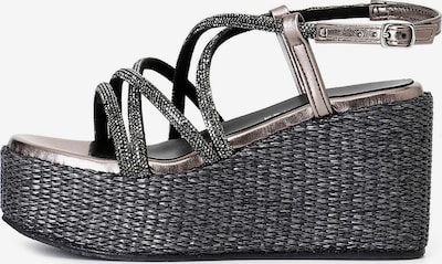 CAFè NOIR Sandalen in schwarz, Produktansicht