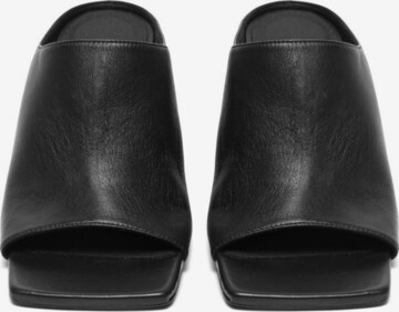 Bianco Mules in Black