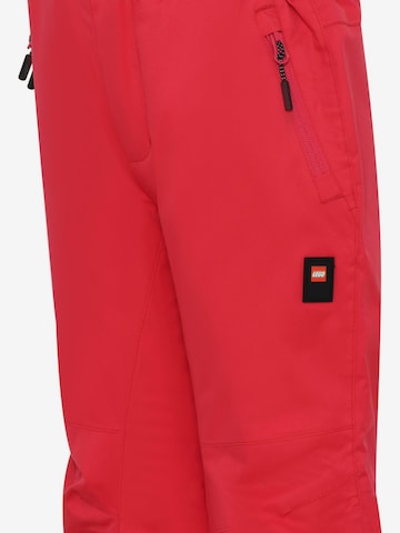 Regular Pantalon d'extérieur 'Paraw' LEGO® kidswear en rouge