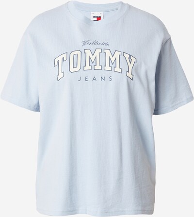 Tommy Jeans T-shirt 'Varsity' i ljusblå / vit, Produktvy