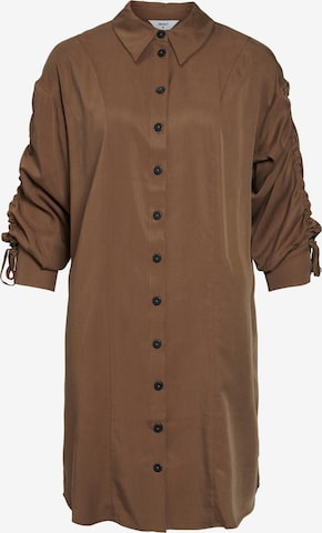 OBJECT Shirt Dress 'Elja' in Brown: front