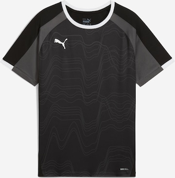 PUMATehnička sportska majica 'IndividualLIGA' - crna boja: prednji dio