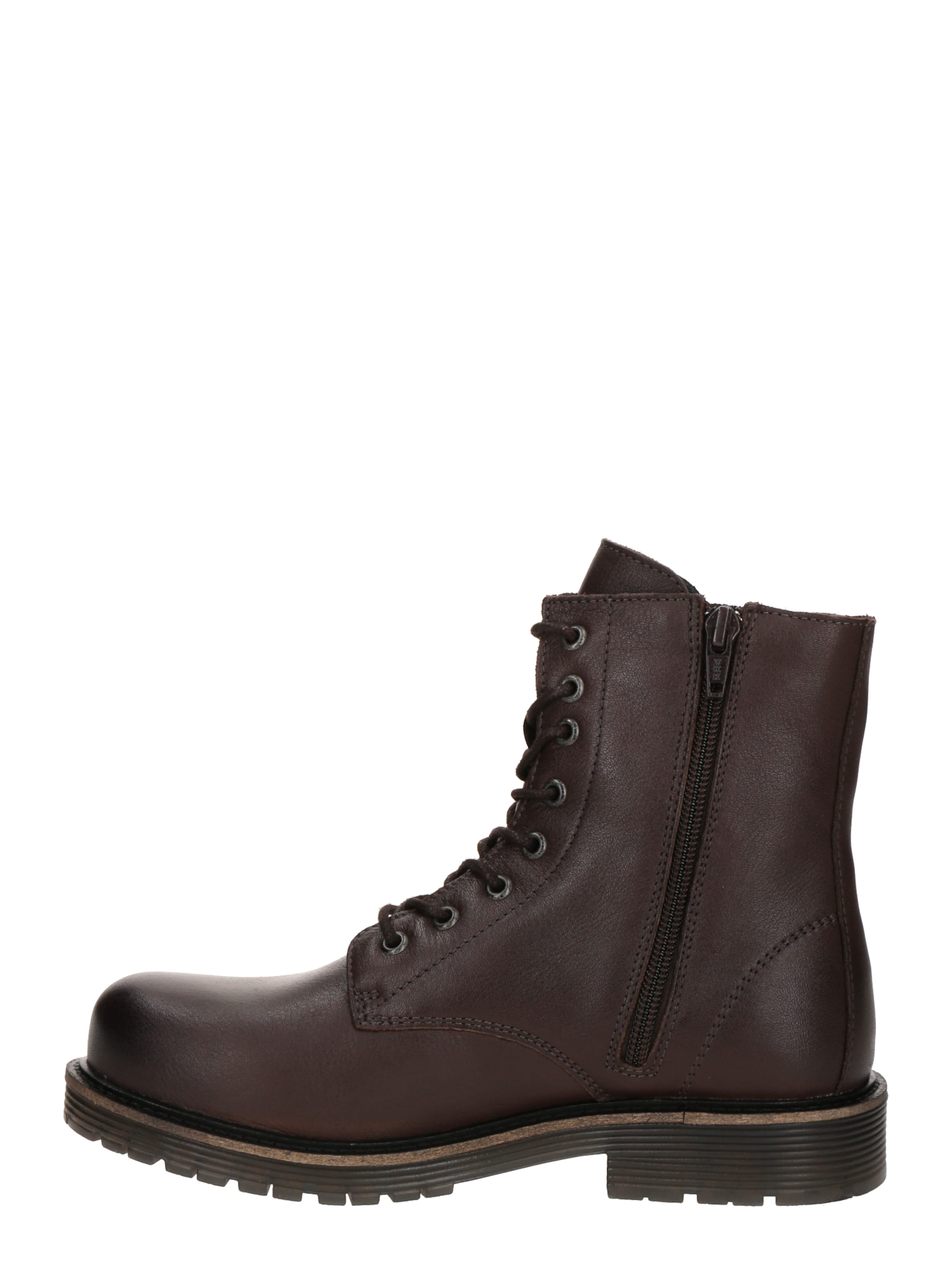 Apple of Eden Ботинки на шнуровке 'SUN' в Коричневый