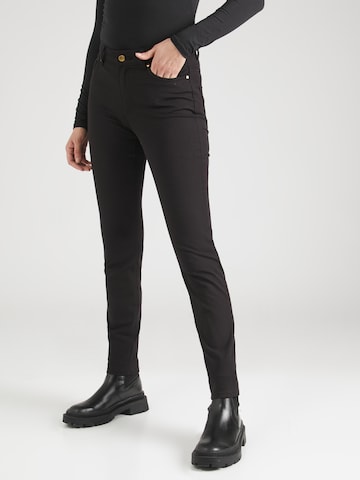 Skinny Pantalon 'Tova' Lindex en noir : devant