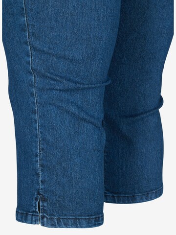 Slimfit Jeans de la Zizzi pe albastru