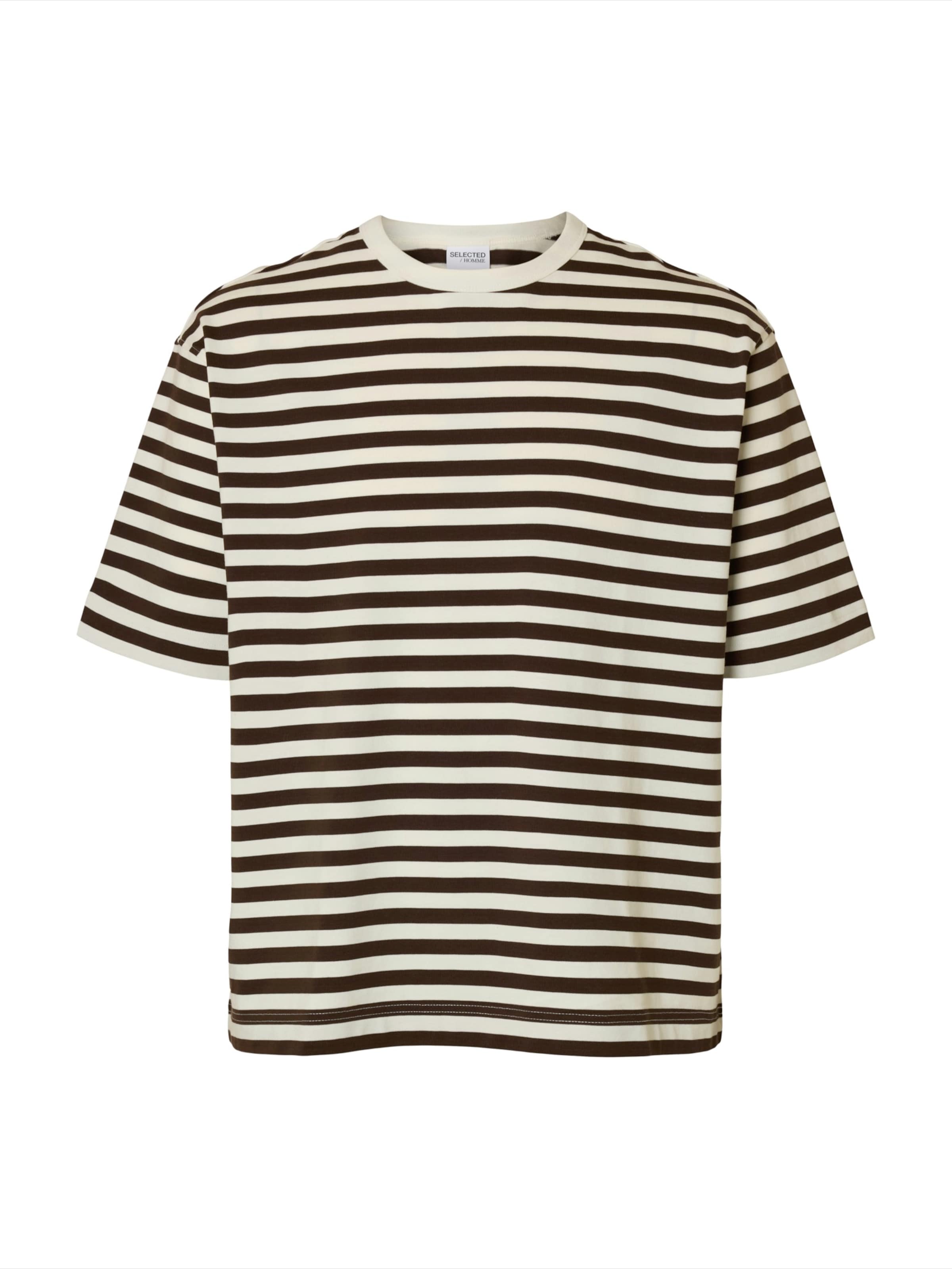 SELECTED Bluser & t-shirts 'SLHDAN' i brun: forside