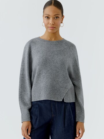 OUI Pullover in Grau: Vorderseite