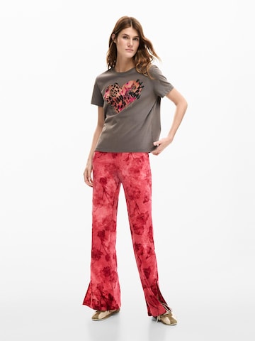 Desigual Regular Pants in Red