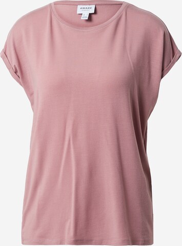 T-shirt 'VMAVA' VERO MODA en rose : devant