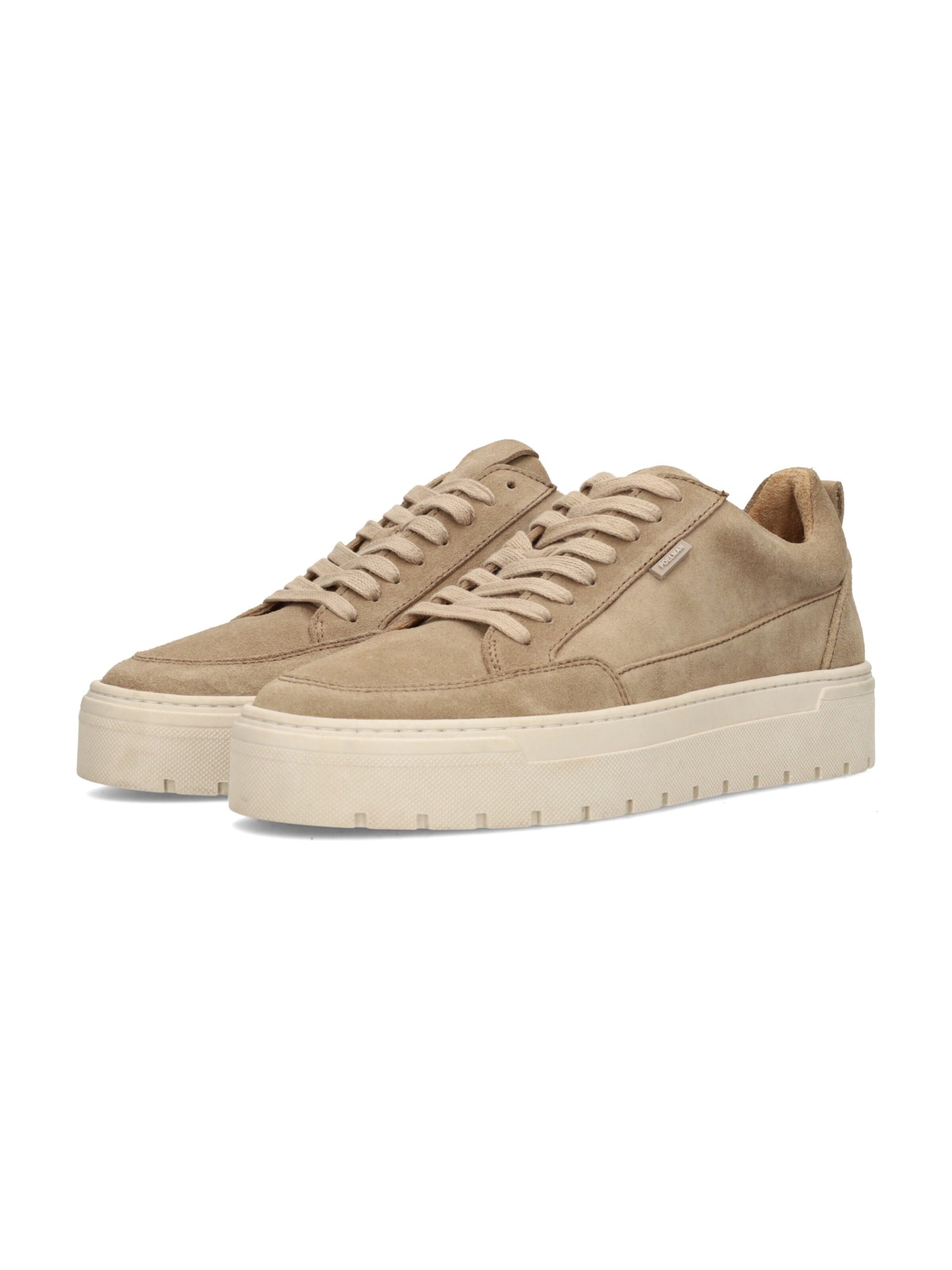Baskets basses Poelman en beige