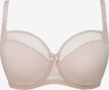 Azal T-shirt Bra 'Nikola' in Beige: front