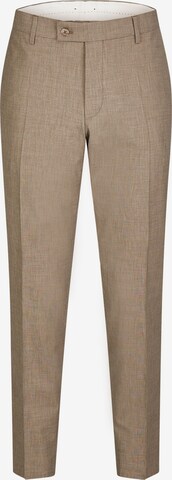 HECHTER PARIS Pleated Pants in Beige: front