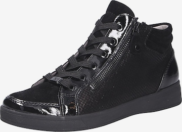 ARA Sneakers hoog 'Rom' in Zwart: voorkant