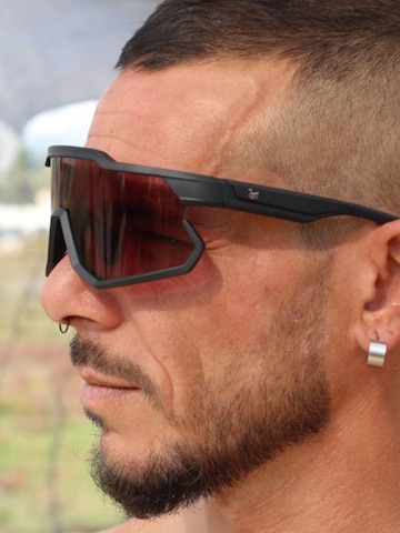 Surf Monkey - Gafas de sol deportivas en rojo