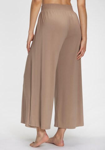 LASCANA Wide Leg Haremshose in Beige