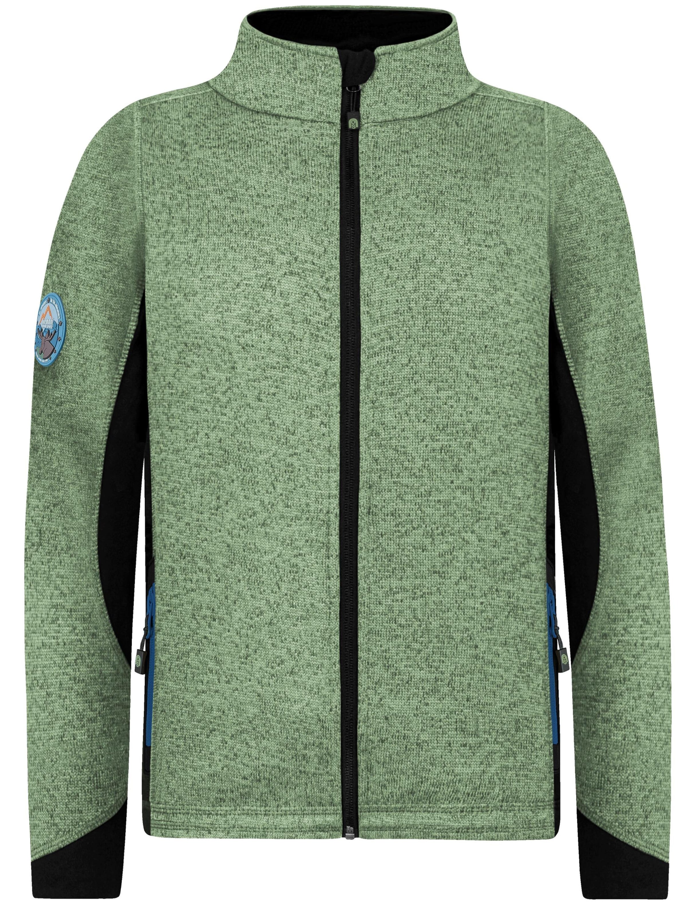 normani Athletic fleece jacket 'Tathlina' in Green: front