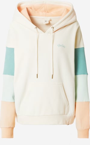 RIP CURL Sport sweatshirt 'TREE HOUSE' i vit: framsida