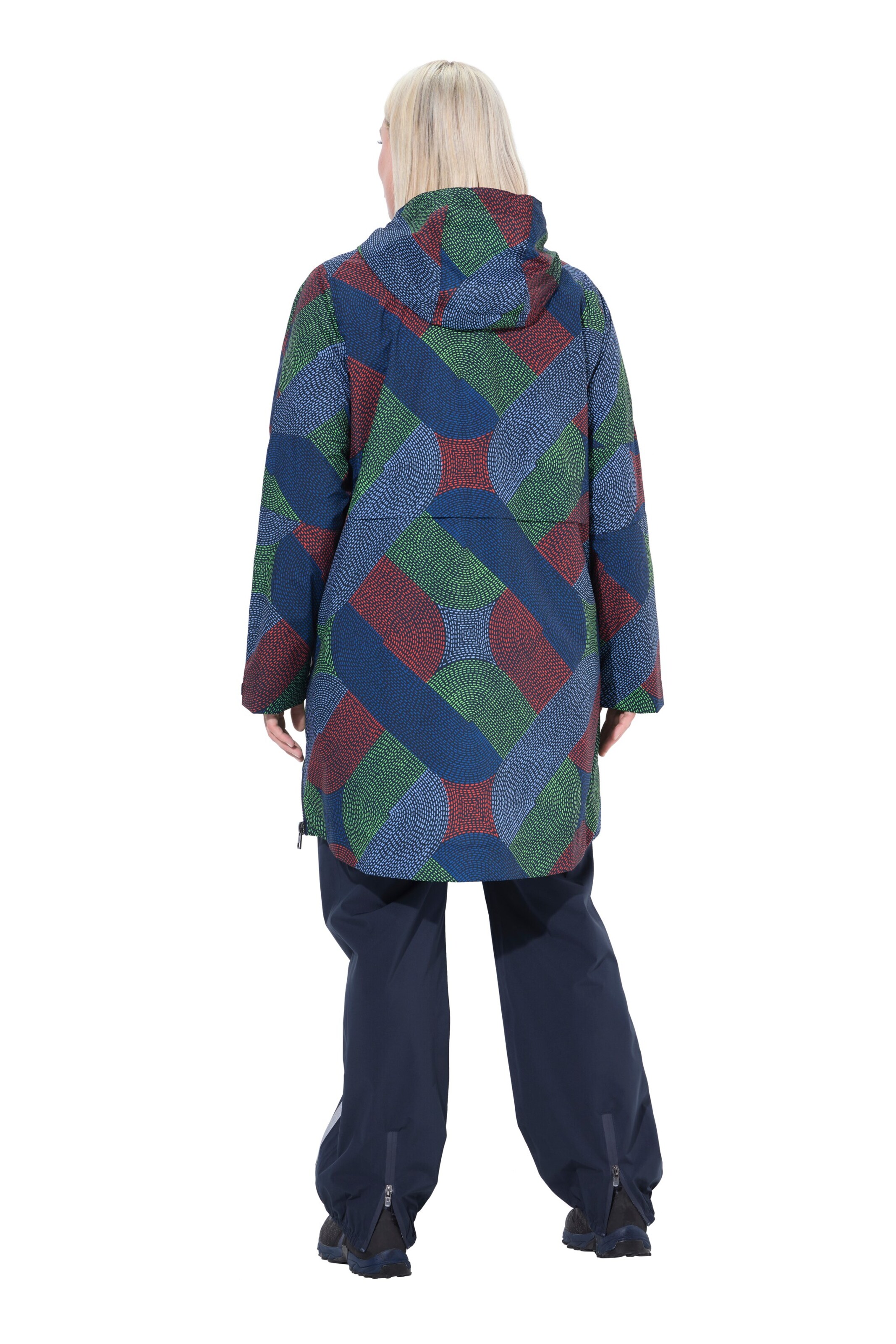 Ulla Popken Functionele mantel in Blauw