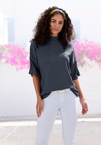 LASCANA Shirt in Blue